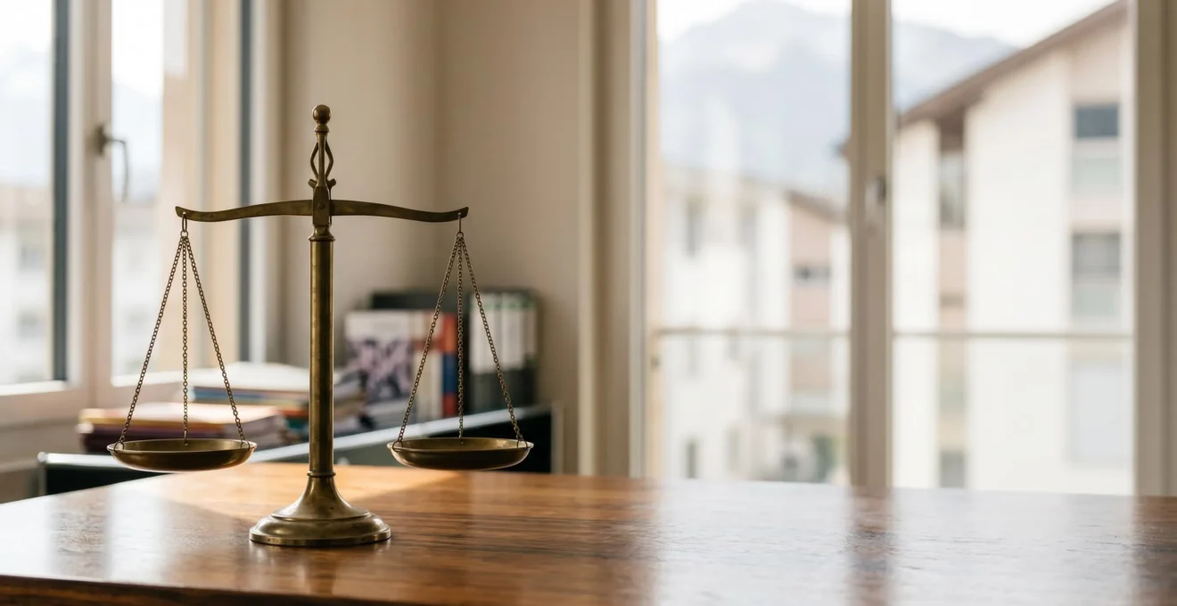 Représentation symbolique de la protection juridique pour entreprises face aux litiges et impayés