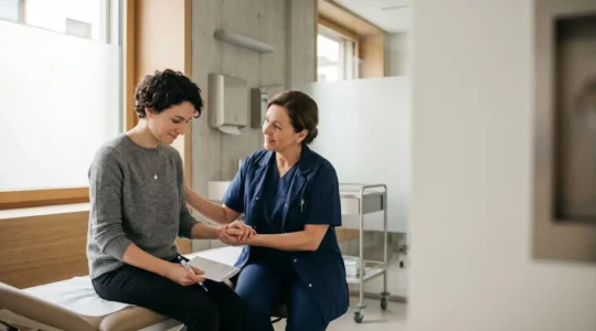 Voyageur recevant une assistance médicale d'urgence à l'étranger avec coordination des soins par une centrale d'assistance